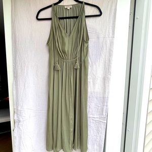 Olive summer dress